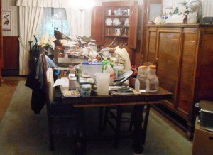 This is not a scene from Hoarders!