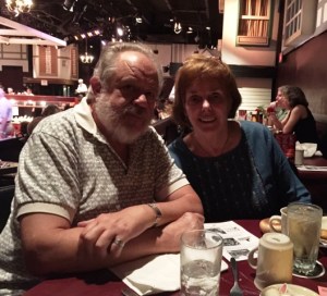 Taken at the dinner theater. A little dark, but I look better in the dark anyway.